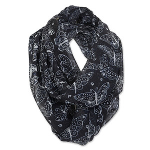 Laurel Burch Black and White Butterfly 11x11 Crossbody Tote – LBI223