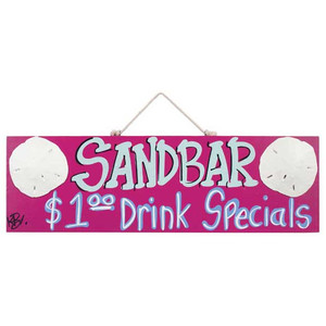 Sand Dollar Sandbar Beach Sign 35261