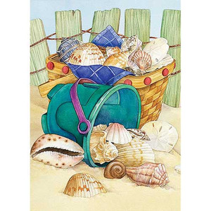 Beach Bucket Garden Flag 119190