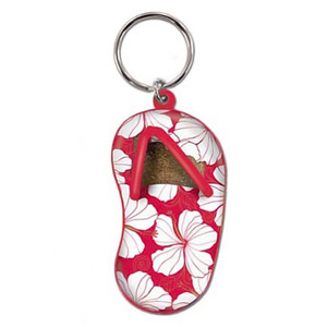 Hibiscus Red Flip Flop Keychain 08877000