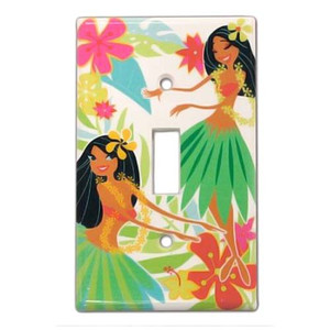 Island Hula Honeys Light Switch Cover 19255000