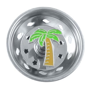Palm Tree Kitchen Sink Strainer - Stainless Steel - 06SS