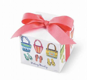 Flip Flops "Feeling Beachy" Memo Cube - 92-012