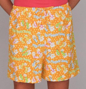 Pajamas "Flip Floppin' Away" Drawstring Shorts - Ladies - SVR739WS