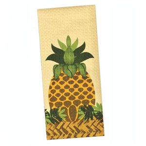 Tropical Waffle Printed Pineapple Dish Towel 26780P