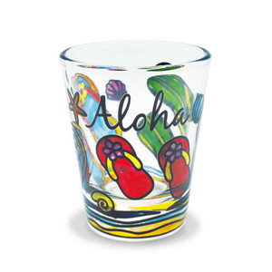 Flip Flops Aloha Beach Shot Glass 00881000