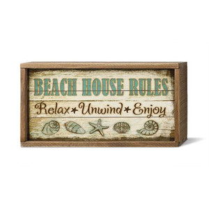 Beach House Rules. Relax Unwind Enjoy