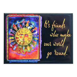 Laurel Burch Magnet "It's Friends..." - MGR31263