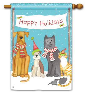 PET HOLIDAY STANDARD FLAG