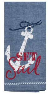 Nautique Anchor Tea Towel R3059