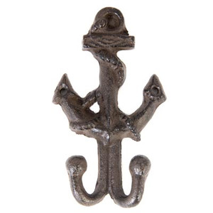 Anchor - Small Metal Double Wall Hook H-5971