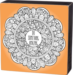 Do Something Amazing Colorable Wall Art - Color a Sign - 33491