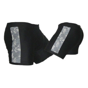Black with ACU Stripe Digicam Vale Tudo Shorts
