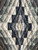 Diamond Reflection Bargello Amish King Quilt 107x117