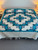 Log Cabin Star at Sea Patchwork Amish Quilt 103x115