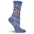 Dog Socks "Dogs with Bones" Denim Heather F15H073-01