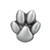 Paw Print Pewter Clutch Pin 2090CP