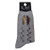 Horses Walking Heather Gray Socks 61553HG