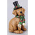 Dog Wearing Top Hat Figurine 93204D