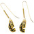 Laurel Burch "Snow Leopards" Drop Enamel Earrings - LB4111