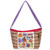 Laurel Burch Karlys Cats ZigZag Medium Shoulder Tote Bag