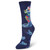 Laurel Burch Dancing Mermaids Crew Socks Navy