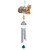 Colorful Orange Cat Art Windchimes - 15526OR