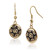 Jubilee Drop Laurel Burch Earrings Black-Gold 6017