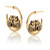 Rainbow Cats Gold Laurel Burch Earrings 4049
