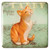 Orange Tabby Square Cat Magnet 46066
