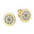 Floret Post Laurel Burch Earrings Gold Tone - 6039