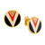 Wu-Yi Post Laurel Burch Earrings Black - 6038