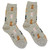 Playful Pups Dog Theme Socks - Gray - KB61648-G