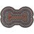 Dog Bone Rug 18" x 28" by Earth Rugs - DB-043 Red/Green/Blue/Black