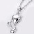 Sitting Cat Silver Plated Necklace - CC102