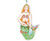 Coastal Daydream Mermaid Ceramic Ornament - 868-38