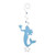 Mermaid Metal Ornament - 861-65
