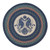 Seahorse 27" Hand Printed Round Braided Floor Rug RP-453