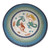 Mermaid Sisters 27" Hand Printed Round Braided Floor Rug RP-386