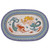 Mermaid Sisters 20x30 Hand Printed Oval Braided Floor Rug OP-386