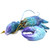 Blue Lobster Glass Ornament X-381B