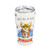 Cool Cat Double Wall Ceramic Companion Cup with Tritan Lid, 13 OZ