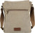 Back side - Essex Khaki Cotton Canvas Crossbody Tote SNS5058C
