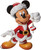 Enesco Disney Showcase Couture de Force Modern Santa Mickey Mouse Figurine, 8.27 Inch, Multicolor