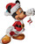 Enesco Disney Showcase Couture de Force Modern Santa Mickey Mouse Figurine, 8.27 Inch, Multicolor