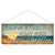 17" Wood Beach Sign "Home is Where" 31375F