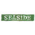 Seaside Cut Metal Painted Beach Sign 33633S