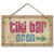 Tiki Bar Open Wood Sign 41-805