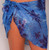 Sarong Short Size Sheer Tropical Flowers - 8602-3917