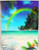 Tropical Island Birthday Card "Rainbow Falls" - BDG41721